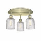 Bridal Veil 3 Light 16.75 Inch Wide Flush Mount by Innovations - 516-3C-G559-5CL