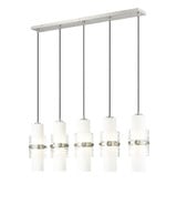 Cayden 5 Light Linear Chandelier 16.75 x 4.75 Inches Wide by Z-Lite - 1946P-5L