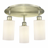 Clymer 3 Light 15.63 Inch Wide Flush Mount by Innovations - 516-3C-G80