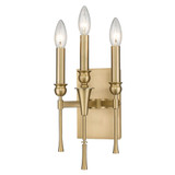 Landon 3 Light Candle Style Wall Sconce by Golden - 3509-WSC