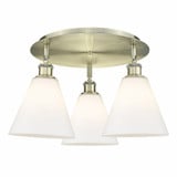 Berkshire 3 Light 19.75 Inch Wide Flush Mount by Innovations - 516-3C-GBC-8
