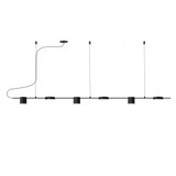 Counterpoint 6 LED Pendant 3 Inch Tall and 63.75 Inch Wide by Sonneman - 2886
