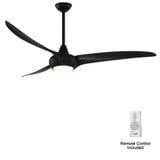 Light Wave 65 Inch 3 Blade Ceiling Fan with Light Kit by Minka Aire - F848