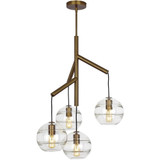 Sean Lavin 4 Light Medium Chandelier by Visual Comfort Modern - 700SDNMP1