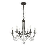 Mirabella 6 Light Medium Chandelier by Golden - 7644-6