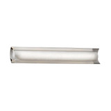 Fusion Lineate 23W LED Weve Glass Linear Vanity Light by Justice Design - FSN-8635-WEVE