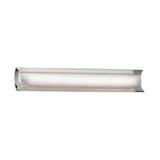 Fusion Lineate 23W LED Weve Glass Linear Vanity Light by Justice Design - FSN-8635-WEVE