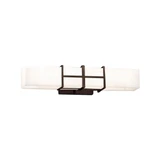 Fusion Structure 19W LED Opal Glass Linear Vanity Light by Justice Design - FSN-8640-OPAL