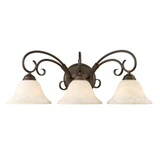 Homestead 3 Light Vanity Light by Golden - 8606-BA3
