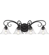 Homestead 4 Light Vanity Light by Golden - 8606-BA4