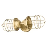 Seaport 2 Light Wall Sconce by Golden - 9808-2W