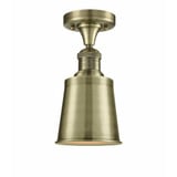 Addison 1 Light 9 Inch Tall Semi Flush Mount by Innovations - 517-1CH-M9