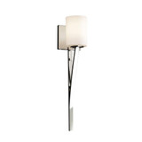 Fusion Sabre 1 Light Opal Glass Wall Sconce by Justice Design - FSN-8791-10-OPAL