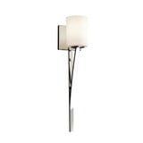 Fusion Sabre 1 Light Opal Glass Wall Sconce by Justice Design - FSN-8791-10-OPAL