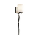 Fusion Sabre 1 Light Opal Glass Wall Sconce by Justice Design - FSN-8791-10-OPAL