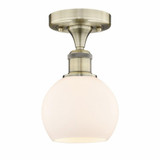 Athens 1 Light 6 Inch Wide Semi Flush Mount by Innovations - 616-1F-G12-6