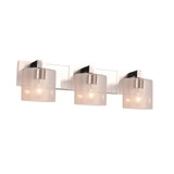 Fusion Modular 3 Light Seed Glass Vanity Light by Justice Design - FSN-8923-30-SEED