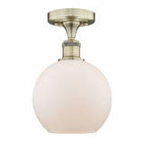 Athens 1 Light 8 Inch Wide Semi Flush Mount by Innovations - 616-1F-G12-8