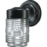 1 Light Jelly Jar Wall Sconce by Quorum - 5010