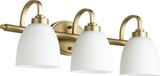 Reyes 3 Light Vanity Light by Quorum - 5060-3