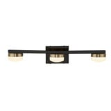 Fusion Puck 27W 3 LED Opal Glass Vanity Light by Justice Design - FSN-8993-OPAL
