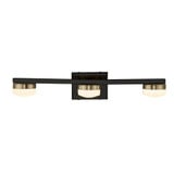 Fusion Puck 27W 3 LED Opal Glass Vanity Light by Justice Design - FSN-8993-OPAL