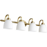 Reyes 4 Light Vanity Light by Quorum - 5060-4