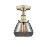 Fulton 1 Light 6.5 Inch Wide Semi Flush Mount by Innovations - 616-1F-G17