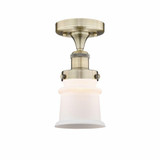 Canton 1 Light 5.25 Inch Wide Semi Flush Mount by Innovations - 616-1F-G18S