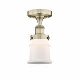 Canton 1 Light 5.25 Inch Wide Semi Flush Mount by Innovations - 616-1F-G18S