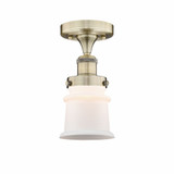 Canton 1 Light 5.25 Inch Wide Semi Flush Mount by Innovations - 616-1F-G18S