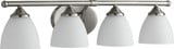 Brooks 4 Light Vanity Light by Quorum - 5150-4