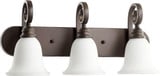 Bryant 3 Light Vanity Light 23.25 Inch Tall by Quorum - 5154-3