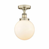 Beacon One Light 8.25 Inch Length Semi Flush Mount by Innovations - 616-1F-G20-8