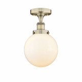 Beacon One Light 8.25 Inch Length Semi Flush Mount by Innovations - 616-1F-G20-8