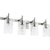 4 Light Cylinder Down Vanity Light 28.5 Inch Wide by Quorum - 520-4