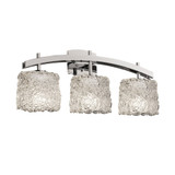 Veneto Luce Archway 3 Light Oval Lace Vanity Light by Justice Design - GLA-8593-30-LACE