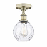 Waverly 1 Light 6 Inch Wide Semi Flush Mount by Innovations - 616-1F-G362