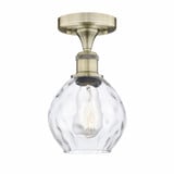 Waverly 1 Light 6 Inch Wide Semi Flush Mount by Innovations - 616-1F-G362
