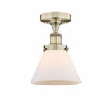Cone 1 Light 9.75 Inch Tall Semi Flush Mount by Innovations - 616-1F-G4