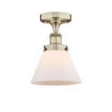 Cone 1 Light 9.75 Inch Tall Semi Flush Mount by Innovations - 616-1F-G4