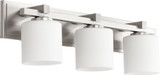 3 Light Cylinder Vanity Light 24 Inch Wide by Quorum - 5369-3