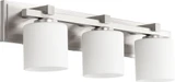 3 Light Cylinder Vanity Light 24 Inch Wide by Quorum - 5369-3