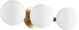 3 Light Globe Vanity Light 21.75 Inch Wide by Quorum - 539-3