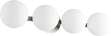 4 Light Globe Vanity Light 29.75 Inch Wide by Quorum - 539-4