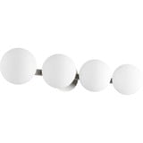4 Light Globe Vanity Light 29.75 Inch Wide by Quorum - 539-4