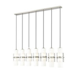 Cayden 7 Light Linear Chandelier 16.75 x 4.75 Inches Wide by Z-Lite - 1946P-7L