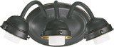 3 Light Wall Sconce 10.75 Inch Wide by Quorum - 5403-3-0