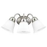 3 Light Wall Sconce 16.5 Inch Wide by Quorum - 5404-3