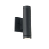 Portico 10W 2 LED Outdoor Wall Mount by Justice Design - NSH-4111W
